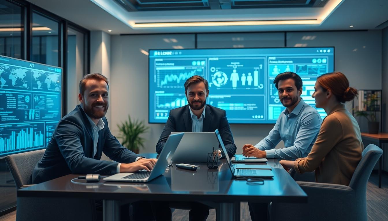 Enterprise software dashboards and business process automation